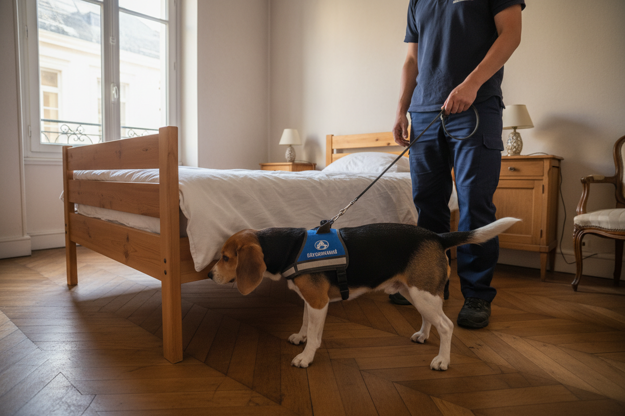 Détection Canine de Punaises de Lit à Laval